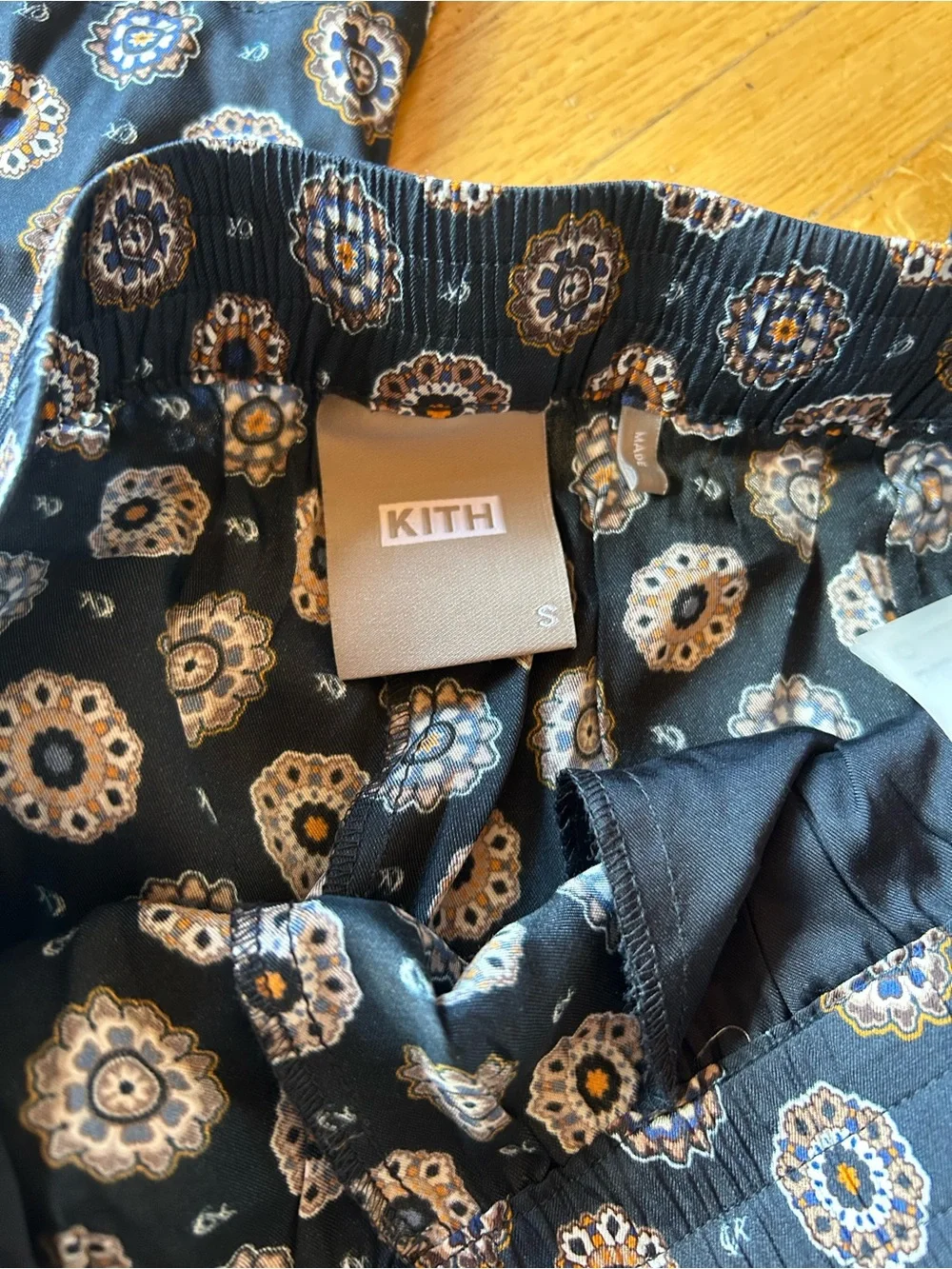Kith Navy Printed medallion Two-Piece Lounge Set